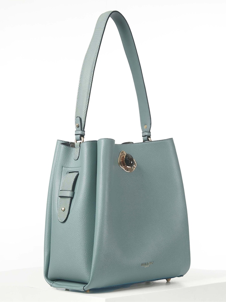 Blau - Luella Grey Henri Hobo White Tote - Bild 2 von 8