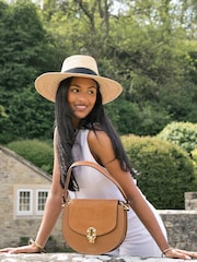 Luella Grey Mildred Saddle Cross-Body Bag - Image 8 of 10