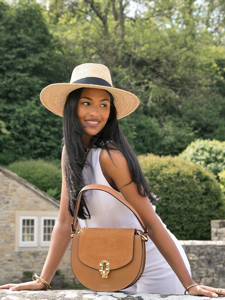 Luella Grey Mildred Saddle Cross-Body Bag - Image 8 of 10
