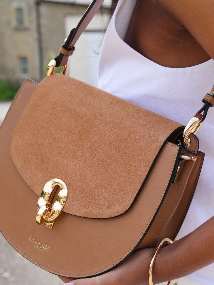 Luella Grey Mildred Saddle Cross-Body Bag - Image 9 of 10