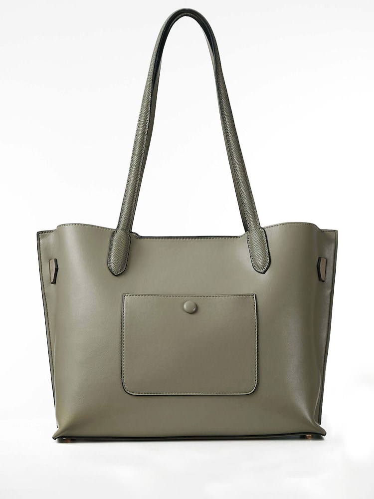 Luella Grey Oriana Laptop Pink Tote - Image 3 of 6