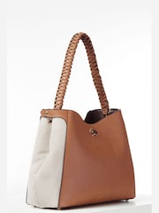 Luella Grey Adriana Woven Handle Hobo Bag - Image 2 of 7