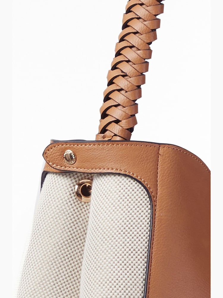 Luella Grey Adriana Woven Handle Hobo Bag - Image 4 of 7