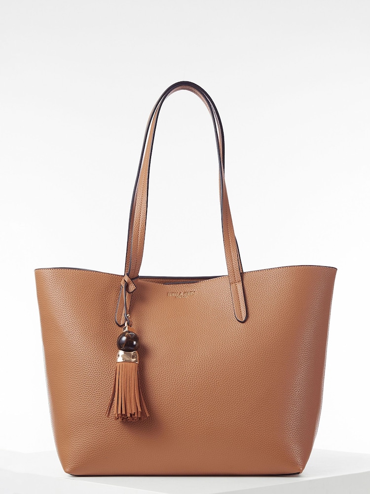 Marrón - Luella Grey Benny Tote & Canvas Bag - Imagen 2 de 9