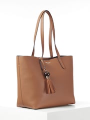 Marrón - Luella Grey Benny Tote & Canvas Bag - Imagen 3 de 9