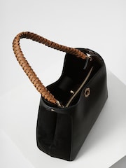 Luella Grey Adriana Woven Handle Hobo Bag - Image 3 of 9