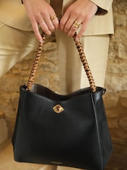 Luella Grey Adriana Woven Handle Hobo Bag - Image 8 of 9