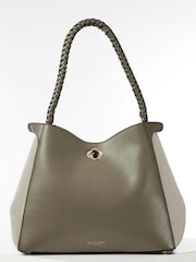 Luella Grey Adriana Woven Handle Hobo Bag - Image 1 of 9