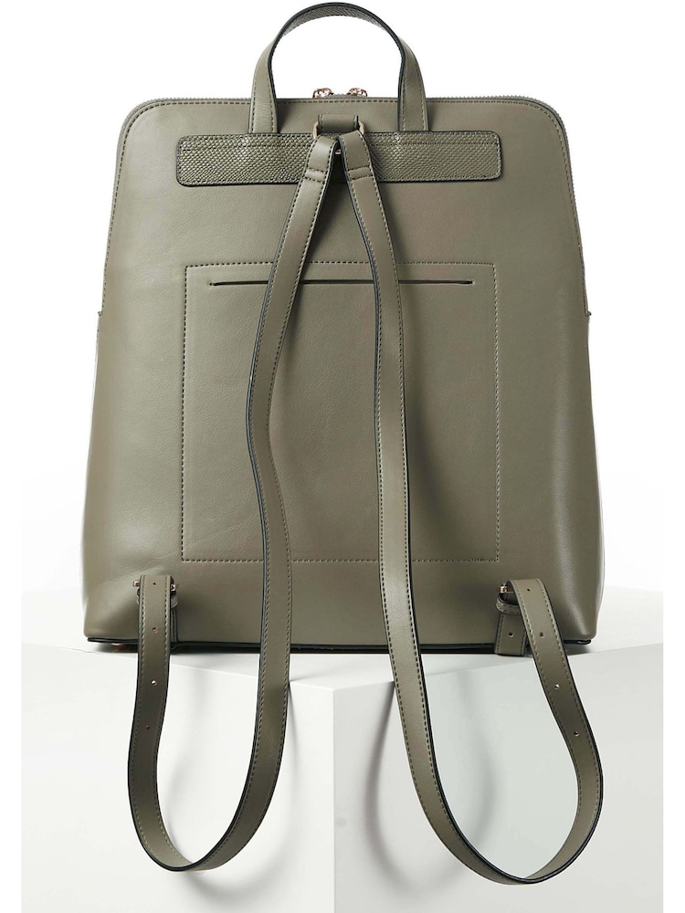 Grau - Luella Grey Philly Laptop-Rucksack - Bild 2 von 8