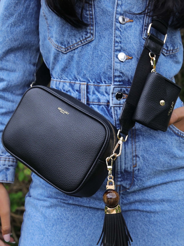 Zwart - Luella Grey Betty Camera Cross-Body Bag - Image 6 of 8