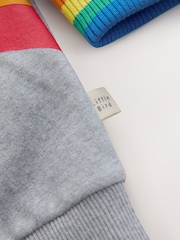 Little Bird by Jools Oliver Grey 2 Piece Sweat Top and Jogger Set - Image 11 of 13