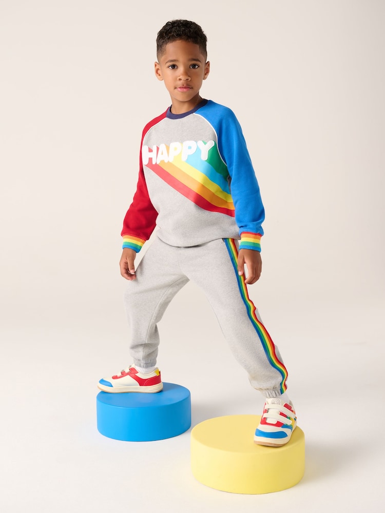 Little Bird by Jools Oliver Grey 2 Piece Sweat Top and Jogger Set - Image 2 of 13 Little Bird by Jools Oliver Grey 2 Piece Sweat Top and Jogger Set - Image 2 of 13