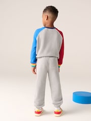 Little Bird by Jools Oliver Grey 2 Piece Sweat Top and Jogger Set - Image 4 of 13