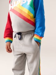 Little Bird by Jools Oliver Grey 2 Piece Sweat Top and Jogger Set - Image 5 of 13