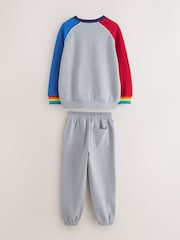 Little Bird by Jools Oliver Grey 2 Piece Sweat Top and Jogger Set - Image 9 of 13