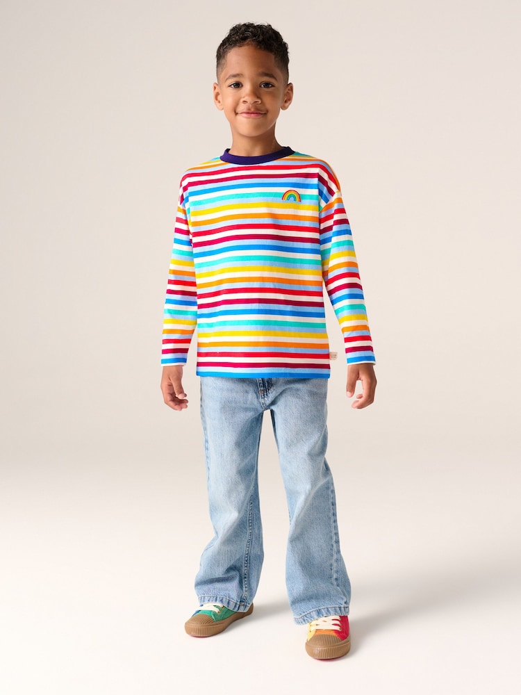 Little Bird by Jools Oliver Multi Long Sleeve T-Shirts 2 Pack - Image 2 of 5