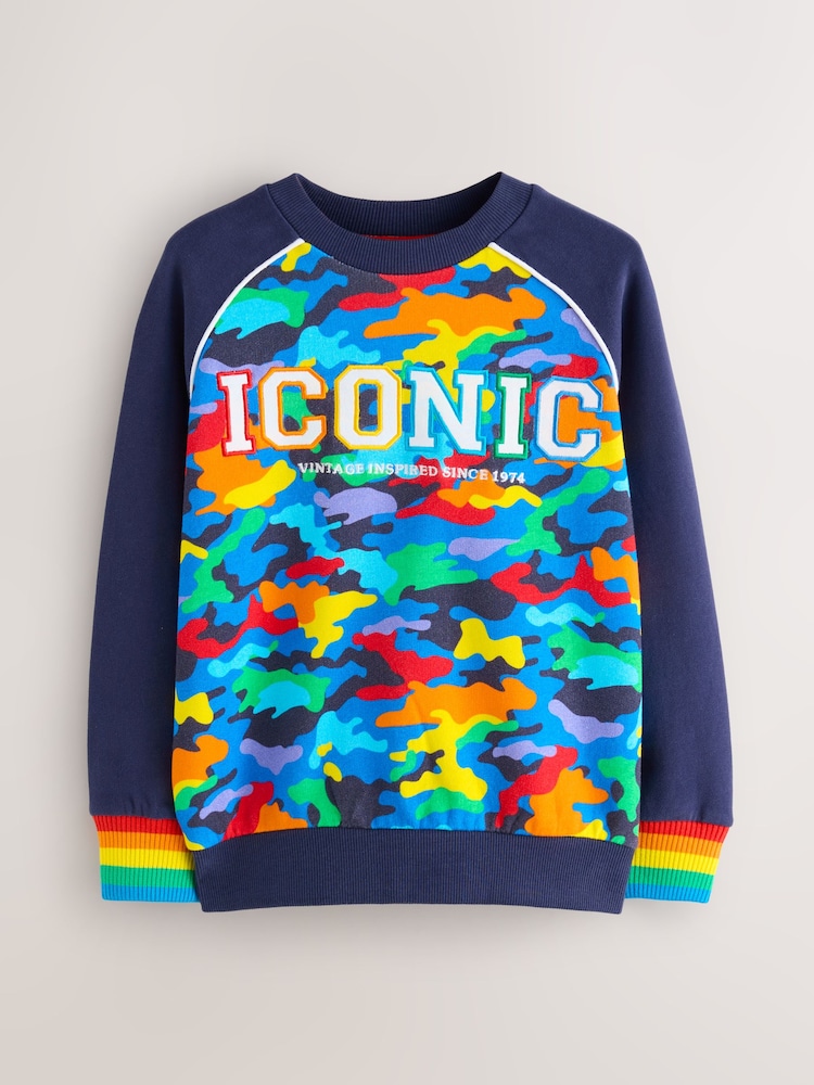 Little Bird by Jools Oliver Rainbow Iconic Camo Sweatshirt - Bild 1 von 5