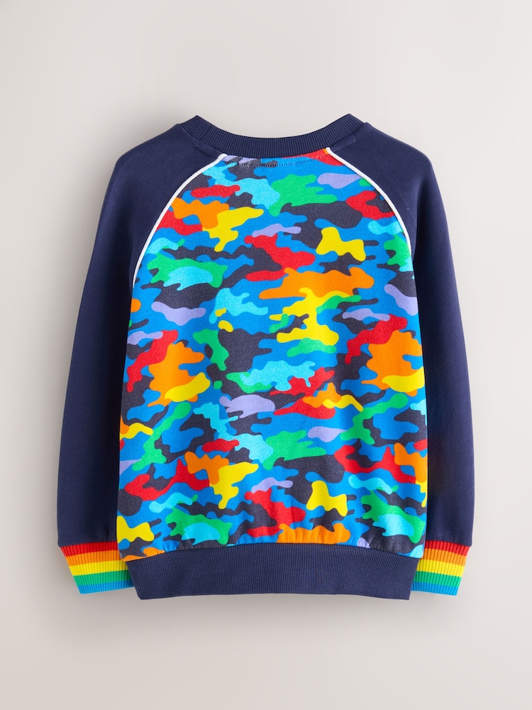 Little Bird by Jools Oliver Rainbow Iconic Camo Sweatshirt - Bild 2 von 5