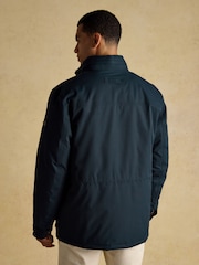 Joules Beckett Navy Waterproof Field Coat With Packable Hood - Image 2 of 13