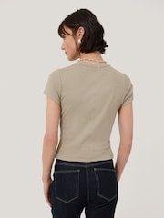 Jigsaw Grey Fine Cotton Baby T-Shirt - Image 4 of 5