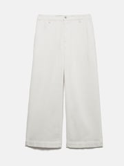Jigsaw White Hampstead Wide Leg Jeans - Image 7 of 7
