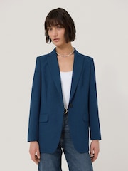 Jigsaw Blue Knox Crosshatch Blazer - Image 1 of 7