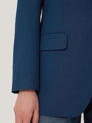 Jigsaw Blue Knox Crosshatch Blazer - Image 4 of 7