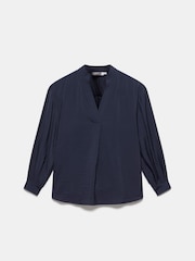 Mint Velvet Blue Long Sleeve Blouse - Image 7 of 8