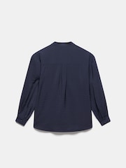 Mint Velvet Blue Long Sleeve Blouse - Image 8 of 8