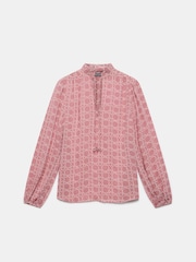 Mint Velvet Pink Geometric Print Blouse - Image 6 of 8