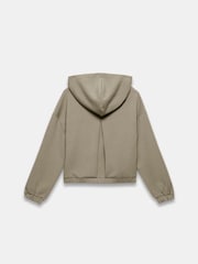 Mint Velvet Green Zip Up Hoodie - Image 8 of 8