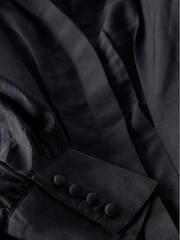 Mint Velvet Black Pleated Midi Shirt Dress - Image 9 of 9