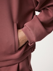 Mint Velvet Pink Zip Up Hoodie - Image 4 of 8