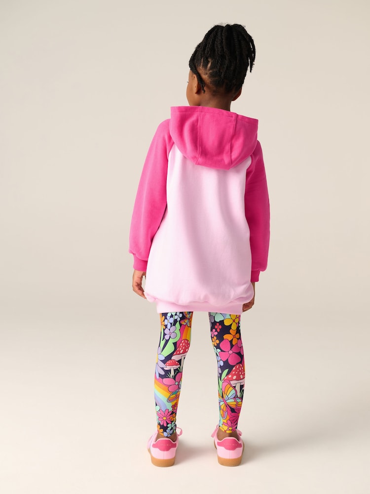 Little Bird by Jools Oliver Pink 2 Piece Hoodie and Leggings Friendship Set - Image 2 of 9