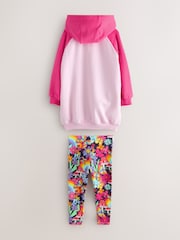 Little Bird by Jools Oliver Pink 2 Piece Hoodie and Leggings Friendship Set - Image 9 of 9