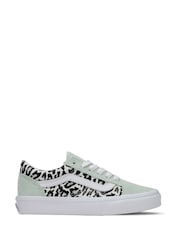 Vans Girls Animal/Colour Old Skool Trainers - Imagen 1 de 2