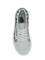 Vans Girls Animal/Colour Old Skool Trainers - Imagen 2 de 2