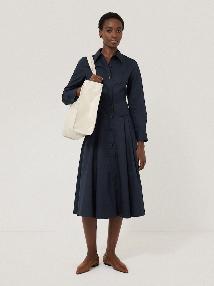 panelled shirt dress Meadows Panelled Shirt Dress  Lafaani