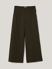 Jigsaw Green Modern Crepe Sailor Trousers - Image 5 of 5