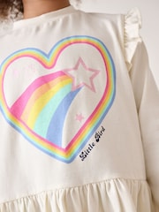 Little Bird by Jools Oliver Rainbow Peplum T-Shirt and Leggings Set - Slika 3 iz 5