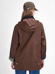 Barbour® Brown Highclere Wax 100% Cotton Jacket - Image 2 of 9