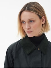 Barbour® Green Tain Wax Jacket - Image 4 of 9