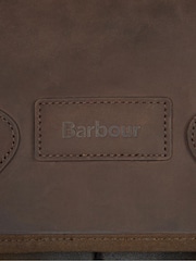 Barbour® Green Wax Tarras 100% Cotton Bag - Image 5 of 7