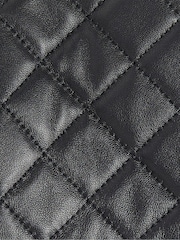 Barbour® Black Quilt Leath Gloves - Image 3 of 3