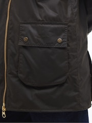Barbour® Green Highclere Wax 100% Cotton Jacket - Image 10 of 16