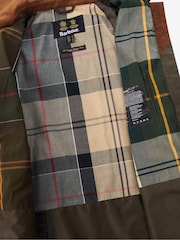 Barbour® Green Highclere Wax 100% Cotton Jacket - Image 14 of 16