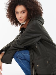 Barbour® Green Highclere Wax 100% Cotton Jacket - Image 5 of 16