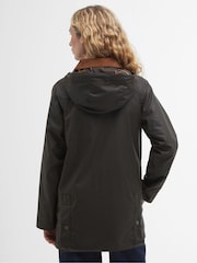Barbour® Green Highclere Wax 100% Cotton Jacket - Image 9 of 16