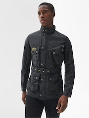 Barbour® International Slim Black Jacket - Image 1 of 6