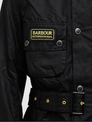 Barbour® International Slim Black Jacket - Image 5 of 6